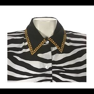 Louis Dell'Olio Animal Print Shirt (Plus)